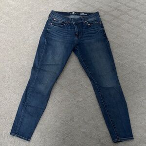 7 For All Mankind Dark Indigo Skinny Jeans